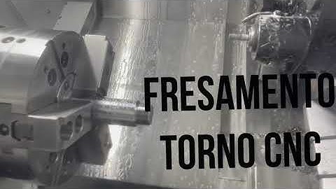 Fresar com Ferramenta Acionada - Torno CNC