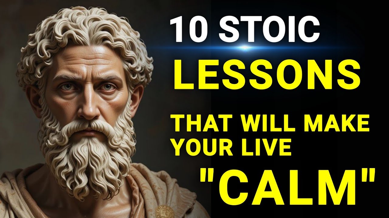 STOIC PHILOSOPHY Understand these 10 lessons from Stoicism, and calmness will come to you.