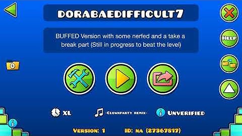 Dorabae More Difficult 7 (Made by me) | Geometry dash