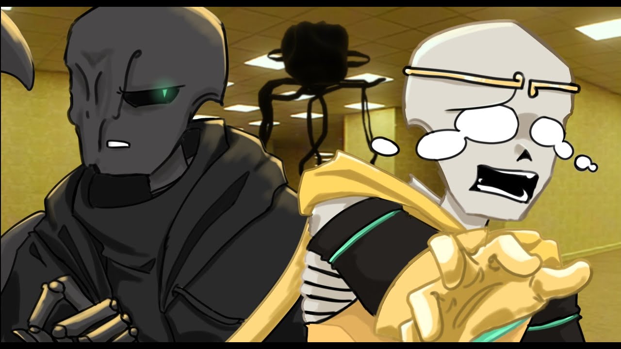 If the Sanses were in the Backrooms ||Remake|| •Gacha Club•