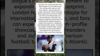 Commanders, Jaguars Set for 2026