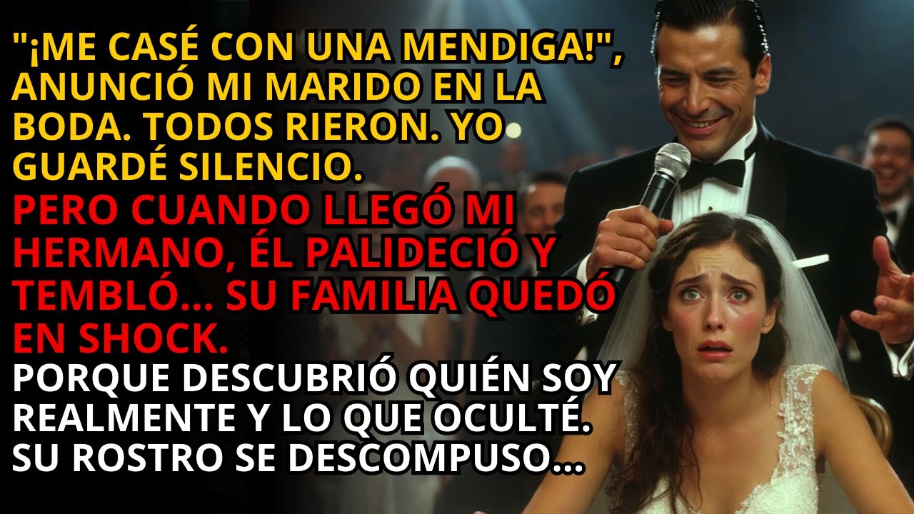 Mi marido Me humilló por pobre en la boda... no dije nada, pero palideció cuando apareció mi hermano