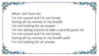 Indigo Girls - I Don&#39;t Wanna Know Lyrics