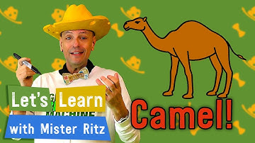 Learn to Draw a Camel 🐪 | Directed Drawing | Let