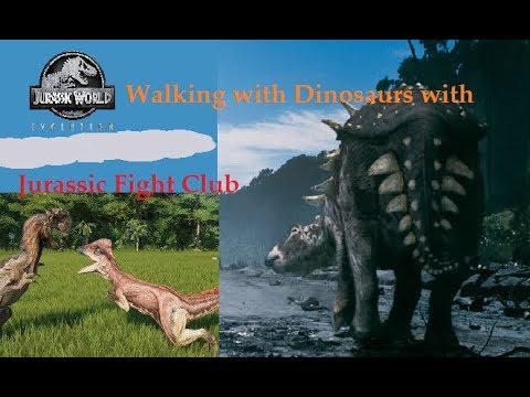 jurassic world walking dinosaur