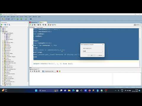 How to reverse string in Oracle PL/SQL