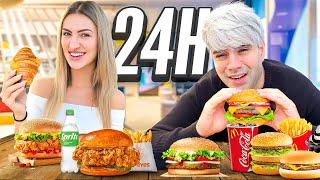 24 horas COMIENDO COMIDA RÁPIDA ¿es posible aguantar?