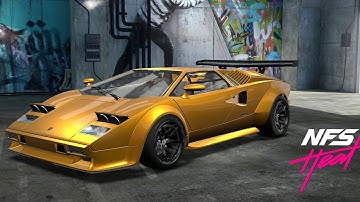 Lamborghini Countach NFS Heat Studio Customization