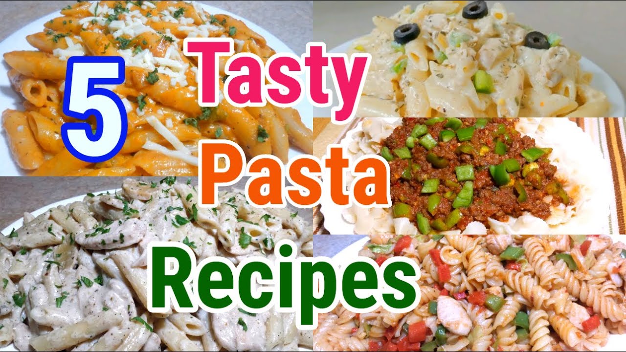 5 Tasty Pasta Recipes | Quick Pasta Recipes | Kids Favourite Recipes