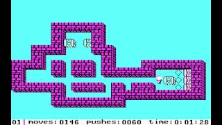 Sokoban - Floor 01 (1984) [MS-DOS] screenshot 3