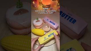 crunchy vs. soft squishy wax cracking asmr🍧 #asmr #squishy #asmrforsleep