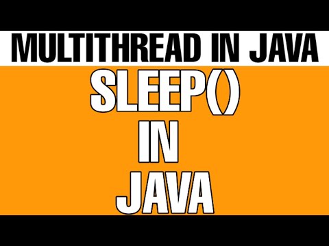Multi Threading in java sleep method in multi threading in java #sleep #method #java