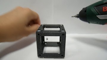 open UC2 - Assembling of 3D Printed (3DP) Base Cube v3