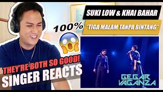 SUKI LOW \u0026 KHAI BAHAR - TIGA MALAM TANPA BINTANG | MINGGU 6 | GEGAR VAGANZA 2021 | SINGER REACTION