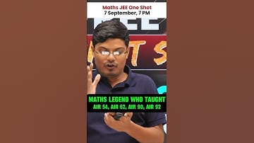 Maths LEGEND Revealed 🔥 Teacher of AIR 54, 62, 90, 92 💀| IIT Motivation #shorts #esaral #iit #jee