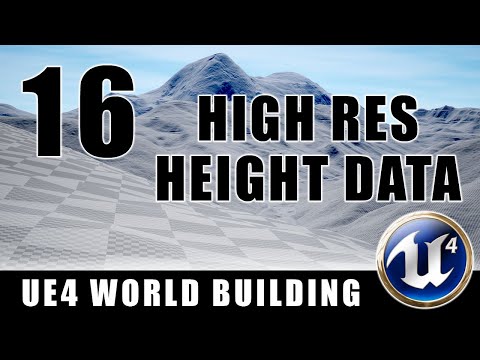 High Resolution Heightmap Data - Building Worlds In Unreal - Episode 16