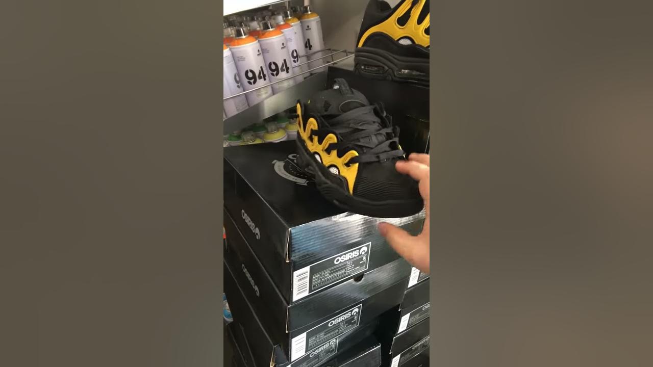 Osiris d3 2001 black white yellow
