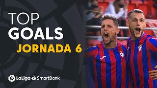 Todos los goles de la jornada 6 de LaLiga SmartBank 2021\/2022