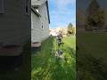 Her LAWN GUY DISAPPEARED after being paid so I stepped in to help out #helpingothers #lawncare