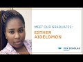 Capture de la vidéo Meet Our Alumni: Esther Aidelomon, It Support