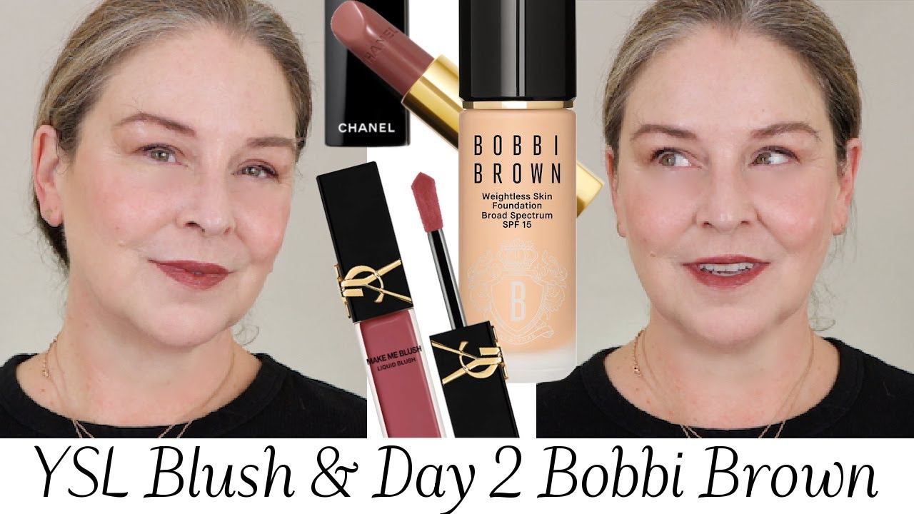 Bobbi Brown Weightless Skin Foundation - День второй и YSL Make Me Blush... немного болтливы!