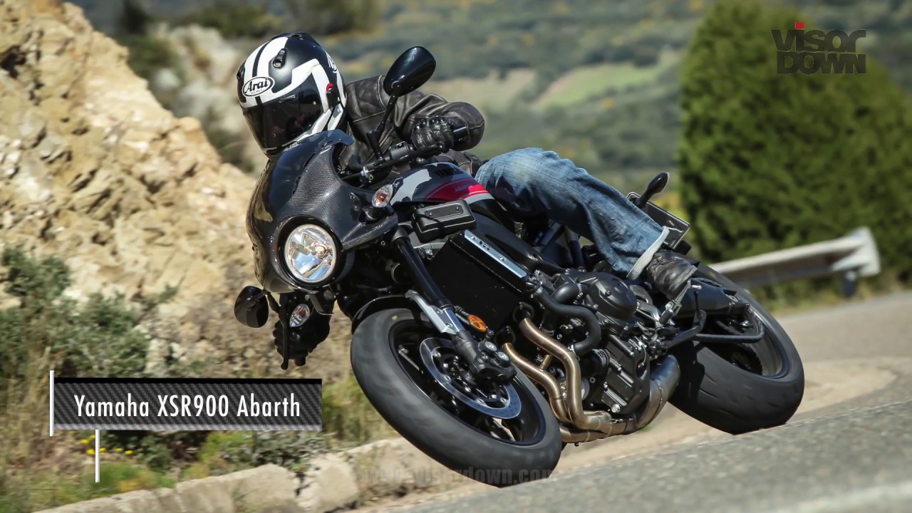 Yamaha Xsr900 Abarth Review First Ride Limited Edition Cafe Racer Visordown Motorcycle Reviews Youtube