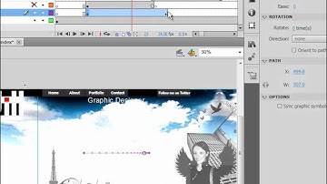 Create First Flash Web Site - Lecture Six - Add Transitions Part One
