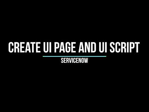 6# Create a UI script to call the script include and alert the result with UI page