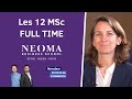 Neoma  les 12 msc full time  bac3  bac5