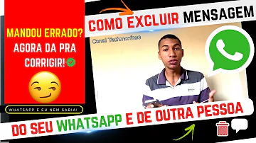 Tem como apagar as mensagens do WhatsApp de outra pessoa?