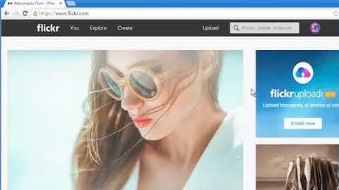 How to remove images from Flickr account?