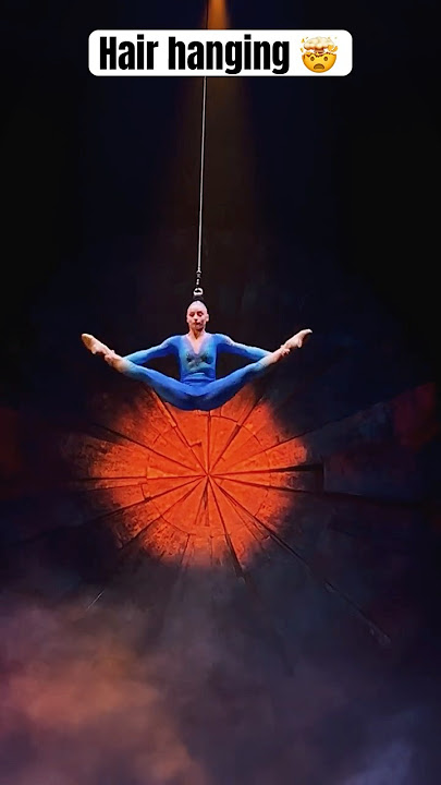 MIND BLOW Aerial Hair Hang Performance 🤯 #cirqueart #cirquedusoleil #luzia