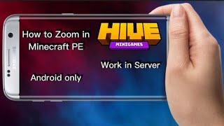 How to Zoom In Minecraft PE...Work in Server... Android only. screenshot 4