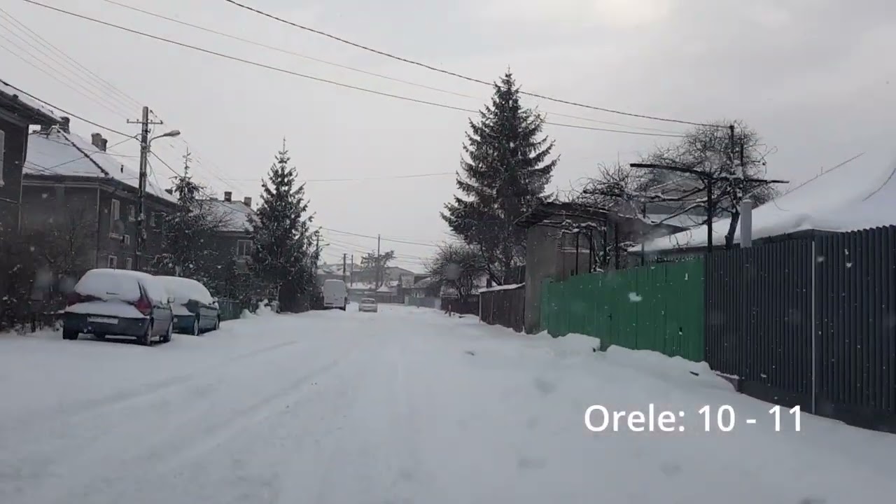 VIDEO. Piatra Neamț sub zăpadă &#8211; radiografie pe cartiere