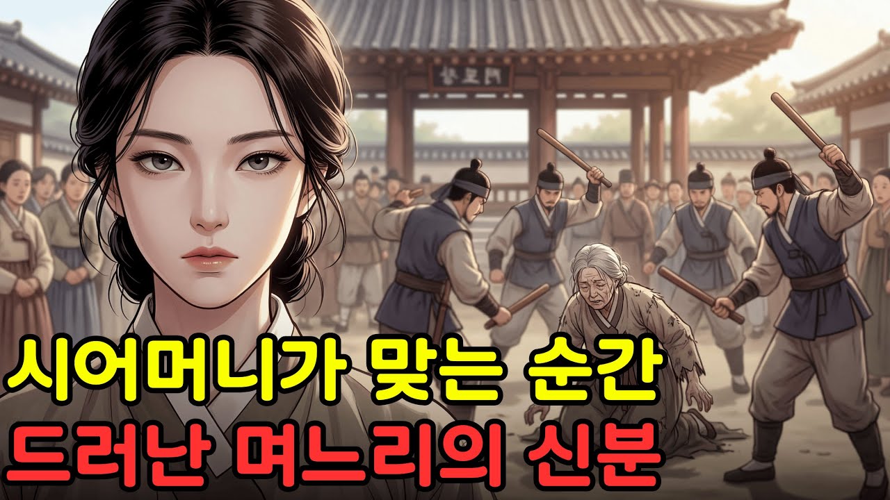 시어머니가 매질당하는 것을 목격하자 며느리의 진짜 정체가 드러난다 야담/민담/전설/설화