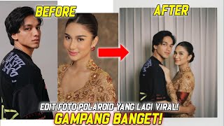 Tutorial cara edit foto polaroid jadi berdua👍🏻 #editpoto #tutorialeditfoto #geminiai
