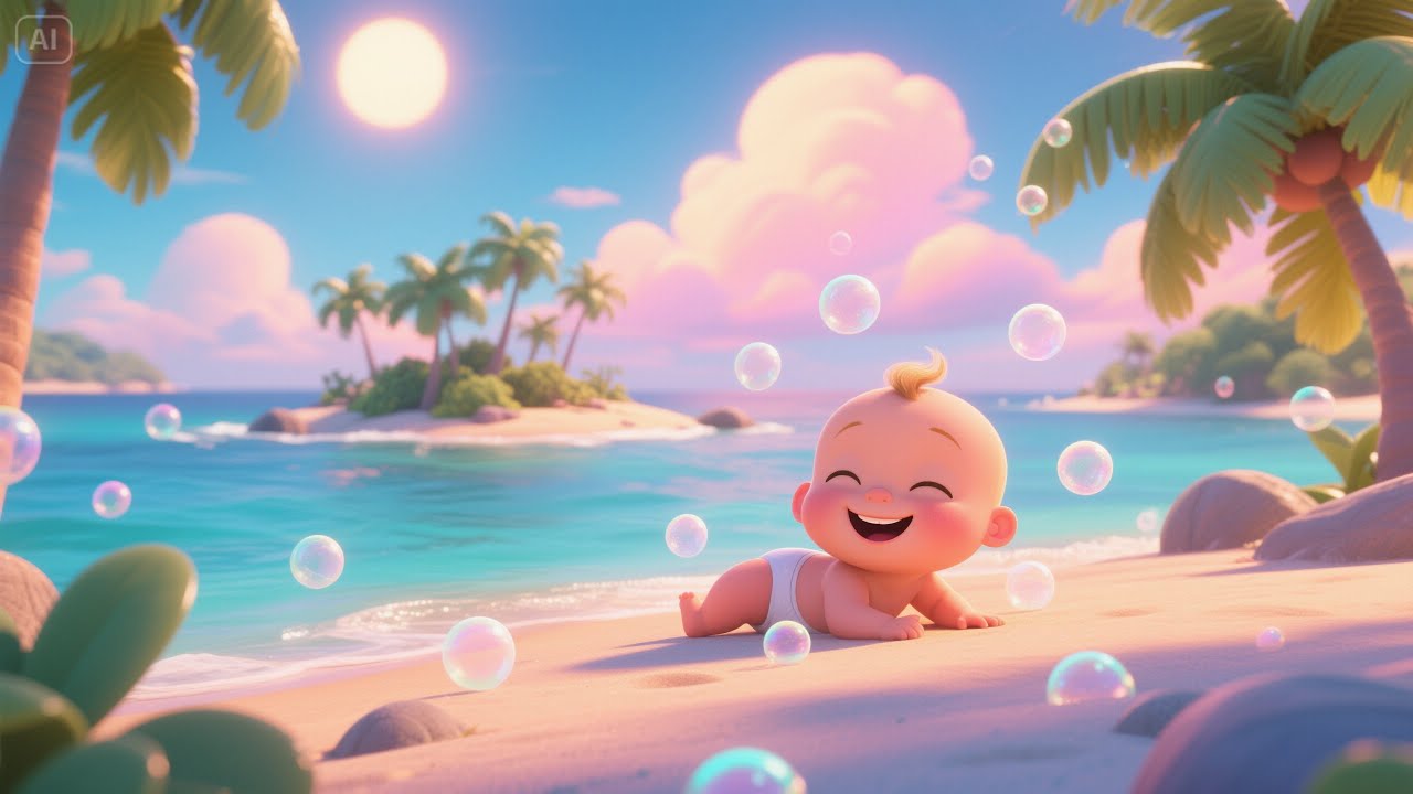 Bubble Bath Island | Fun Bath Time Song for Kids | Island Adventure Rhyme