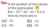 If Alpha Beta Gamma Zeros Cubic Polynomial Kx3 5x 9 Youtube