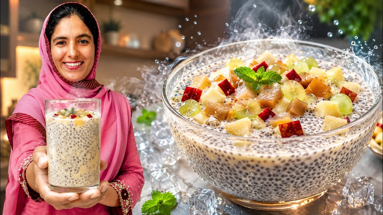 ⁣ਗਰਮੀ ਵਿੱਚ ਸਰੀਰ ਨੂੰ ਠੰਡਾ ਰੱਖਣ ਵਾਲਾ Healthy Drink | Fruit Drink Punjabi Recipe