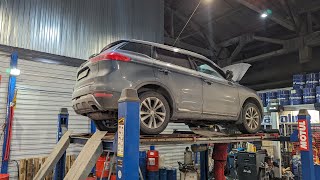 Замена масла в АКПП Geely Atlas BTR DSI6 M11