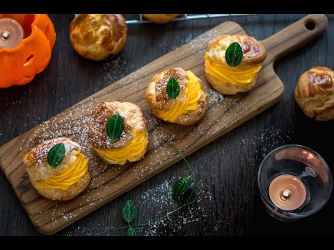 南瓜泡芙/ Kabocha Cream Puffs