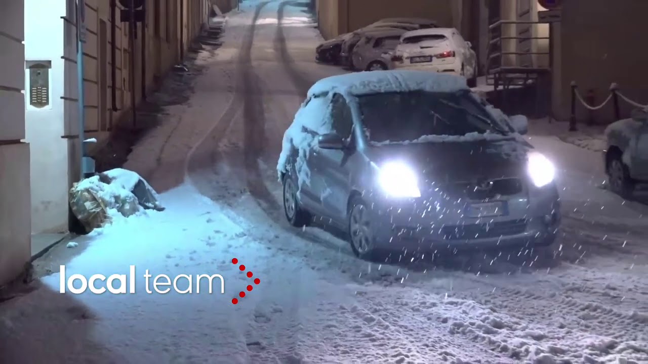 La neve arriva a Cosenza: situazione serata venerdì