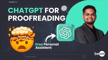 How to Use ChatGPT to Check and Correct Grammar Errors : ChatGPT for Proofreading | Be10x