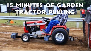 15 Minutes of Garden Tractor Pulling!