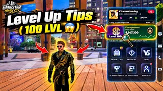 How to Reach LEVEL 100 FAST in Gangster Mirage City 😱🔥 | Best Level Up Tips & Tricks
