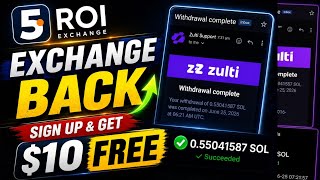 5ROI Exchange Is Back | Get $10 FREE Sign Up Bonus Zulti | Real Payment Proof | Full Tutorial 2026