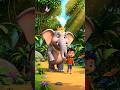 🐘👦 Elephant &amp; Kids Go to School | A for Apple B for Ball Song | ABC Learning for Kids #shorts