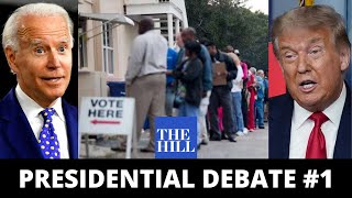DEBATES 2020: Biden and Trump trade barbs over ballots, election integrity, "poll watchers"