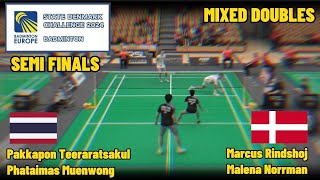 Pakkapon Teeraratsakul/Phataimas Muenwong vs Marcus/Norrman | Denmark Challenge 2024 Badminton