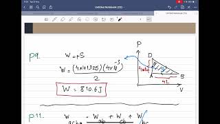 Week 13 - Ch 3 - Pr 9 Calculate the work done by the gas in the quasi-static processes represented